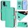 Per vivo Y30 4G Custodia per telefono in pelle tinta unita con cordino Global Skin Feel (verde) Per vivo Y30 4G Custodia per telefono in pelle tinta unita con cordino Global Skin Feel (verde)
