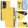 Per vivo V30 5G Global / V30 Pro Global Custodia in pelle tinta unita con cordino (giallo limone) Per vivo V30 5G Global / V30 Pro Global Custodia in pelle tinta unita con cordino (giallo limone)