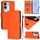 Per vivo V30 Lite 5G Custodia per telefono in pelle tinta unita con cordino Global Skin Feel (arancione) Per vivo V30 Lite 5G Custodia per telefono in pelle tinta unita con cordino Global Skin Feel (arancione)