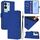 Per vivo V30 Lite 5G Custodia per telefono in pelle tinta unita con cordino Global Skin Feel (blu scuro) Per vivo V30 Lite 5G Custodia per telefono in pelle tinta unita con cordino Global Skin Feel (blu scuro)