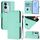 Per vivo V30 Lite 5G Custodia per telefono in pelle tinta unita con cordino Global Skin Feel (verde menta) Per vivo V30 Lite 5G Custodia per telefono in pelle tinta unita con cordino Global Skin Feel (verde menta)