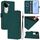 Per vivo V40E 5G India / iQOO Z9s 5G Custodia in pelle tinta unita con cordino (verde scuro) Per vivo V40E 5G India / iQOO Z9s 5G Custodia in pelle tinta unita con cordino (verde scuro)