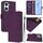 Per vivo Y03 4G Global / Y18 4G Custodia in pelle tinta unita con cordino (viola) Per vivo Y03 4G Global / Y18 4G Custodia in pelle tinta unita con cordino (viola)