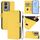 Per vivo Y17S 4G Custodia per telefono in pelle tinta unita con cordino Global Skin Feel (giallo limone) Per vivo Y17S 4G Custodia per telefono in pelle tinta unita con cordino Global Skin Feel (giallo limone)