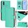 Per vivo Y17 / Y15 / Y12 / Y11 Custodia in pelle tinta unita con cordino (verde) Per vivo Y17 / Y15 / Y12 / Y11 Custodia in pelle tinta unita con cordino (verde)