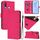 Per vivo Y19 / U3 / Y5S / Z5i / U20 Custodia in pelle tinta unita con cordino (rosso rosa) Per vivo Y19 / U3 / Y5S / Z5i / U20 Custodia in pelle tinta unita con cordino (rosso rosa)