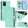 Per vivo Y33S 4G Global / Y21 2021 Custodia in pelle tinta unita con cordino (verde menta) Per vivo Y33S 4G Global / Y21 2021 Custodia in pelle tinta unita con cordino (verde menta)