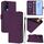 Per vivo Y72 5G / iQOO Z3 / Y52 5G Custodia in pelle tinta unita con cordino (viola) Per vivo Y72 5G / iQOO Z3 / Y52 5G Custodia in pelle tinta unita con cordino (viola)