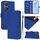 Per vivo Y100 5G Custodia per telefono in pelle tinta unita con cordino Global Skin Feel (blu scuro) Per vivo Y100 5G Custodia per telefono in pelle tinta unita con cordino Global Skin Feel (blu scuro)