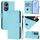 Per vivo Y100 5G Custodia per telefono in pelle tinta unita con cordino Global Skin Feel (blu cielo) Per vivo Y100 5G Custodia per telefono in pelle tinta unita con cordino Global Skin Feel (blu cielo)