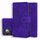 Per Samsung Galaxy S24 Ultra 5G Custodia per telefono in pelle di vitello con stampa mandala a doppia piega (viola)