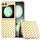 Per Samsung Galaxy Z Flip6 Custodia per telefono in PU con struttura elettrolitica e trama intrecciata (oro) Per Samsung Galaxy Z Flip6 Custodia per telefono in PU con struttura elettrolitica e trama intrecciata (oro)