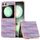 Per Samsung Galaxy Z Flip6 Custodia per telefono in PU con struttura a reticolo colorato e placcata (viola) Per Samsung Galaxy Z Flip6 Custodia per telefono in PU con struttura a reticolo colorato e placcata (viola)