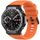 Per Amazfit T-Rex 3 Cinturino in silicone con fibbia ad ago tinta unita (arancione) Per Amazfit T-Rex 3 Cinturino in silicone con fibbia ad ago tinta unita (arancione)