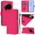 Per Xiaomi 13 Ultra Skin Feel Custodia in pelle tinta unita con cordino (rosso rosa) Per Xiaomi 13 Ultra Skin Feel Custodia in pelle tinta unita con cordino (rosso rosa)