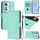 Per OPPO Reno11 F 5G Custodia per telefono in pelle tinta unita con cordino Global Skin Feel (verde menta) Per OPPO Reno11 F 5G Custodia per telefono in pelle tinta unita con cordino Global Skin Feel (verde menta)
