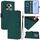 Per OPPO Reno12 F Custodia per telefono in pelle tinta unita con cordino Global Skin Feel (verde scuro) Per OPPO Reno12 F Custodia per telefono in pelle tinta unita con cordino Global Skin Feel (verde scuro)