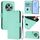 Per OPPO Reno12 F Custodia per telefono in pelle tinta unita con cordino Global Skin Feel (verde menta) Per OPPO Reno12 F Custodia per telefono in pelle tinta unita con cordino Global Skin Feel (verde menta)
