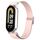Per Xiaomi Smart Band 9/8 Cinturino in nylon elastico con spina in plastica (rosa) Per Xiaomi Smart Band 9/8 Cinturino in nylon elastico con spina in plastica (rosa)