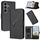 Per Samsung Galaxy S24+ 5G Custodia in pelle con fibbia a motivo triangolare (nero) Per Samsung Galaxy S24+ 5G Custodia in pelle con fibbia a motivo triangolare (nero)
