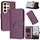 Per Samsung Galaxy S24 Ultra 5G Custodia in pelle con fibbia a motivo triangolare (viola scuro) Per Samsung Galaxy S24 Ultra 5G Custodia in pelle con fibbia a motivo triangolare (viola scuro)