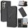 Per Samsung Galaxy S23+ 5G Custodia in pelle con fibbia a motivo triangolare (nero) Per Samsung Galaxy S23+ 5G Custodia in pelle con fibbia a motivo triangolare (nero)