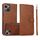 Per iPhone 14 Calf Texture 2 in 1 Custodia in pelle con retro magnetico staccabile (marrone) Per iPhone 14 Calf Texture 2 in 1 Custodia in pelle con retro magnetico staccabile (marrone)
