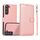 Per Samsung Galaxy S22+ 5G Custodia in pelle con retro magnetico staccabile 2 in 1 in pelle di vitello (oro rosa) Per Samsung Galaxy S22+ 5G Custodia in pelle con retro magnetico staccabile 2 in 1 in pelle di vitello (oro rosa)