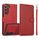 Per Samsung Galaxy S23+ 5G Custodia in pelle con retro magnetico staccabile 2 in 1 in pelle di vitello (rosso) Per Samsung Galaxy S23+ 5G Custodia in pelle con retro magnetico staccabile 2 in 1 in pelle di vitello (rosso)