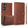 Per Samsung Galaxy S24+ 5G Custodia in pelle con retro magnetico staccabile 2 in 1 con texture in vitello (marrone) Per Samsung Galaxy S24+ 5G Custodia in pelle con retro magnetico staccabile 2 in 1 con texture in vitello (marrone)