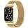 Per Xiaomi Smart Band 9 Pro Cinturino per orologio magnetico in acciaio inossidabile con cornice in metallo integrato Milan (oro) Per Xiaomi Smart Band 9 Pro Cinturino per orologio magnetico in acciaio inossidabile con cornice in metallo integrato Milan (oro)