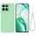 Per Honor X7c / Play 200 Plus Custodia antiurto in silicone liquido color puro (verde) Per Honor X7c / Play 200 Plus Custodia antiurto in silicone liquido color puro (verde)