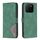 Custodia per telefono in pelle con texture a rombi e fibbia magnetica per Honor X5b (verde) Custodia per telefono in pelle con texture a rombi e fibbia magnetica per Honor X5b (verde)