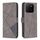 Custodia per telefono in pelle con fibbia magnetica e trama a rombi per Honor X5b (grigio) Custodia per telefono in pelle con fibbia magnetica e trama a rombi per Honor X5b (grigio)