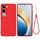 Per vivo V40 Lite 5G / 4G IDN Custodia per telefono antiurto in silicone liquido a tinta unita con copertura totale (rosso) Per vivo V40 Lite 5G / 4G IDN Custodia per telefono antiurto in silicone liquido a tinta unita con copertura totale (rosso)