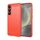Per Samsung Galaxy S25+ 5G Custodia per telefono in TPU con texture spazzolata in fibra di carbonio (rosso) Per Samsung Galaxy S25+ 5G Custodia per telefono in TPU con texture spazzolata in fibra di carbonio (rosso)