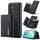 Per Samsung Galaxy A16 5G DG.MING M1 Series Portafoglio multi-carta a 3 ante + Custodia magnetica per telefono (nero) Per Samsung Galaxy A16 5G DG.MING M1 Series Portafoglio multi-carta a 3 ante + Custodia magnetica per telefono (nero)