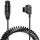 Cavo adattatore a spirale per monitor della telecamera D-Tap a XLR 4 pin, lunghezza: 1,5 m (nero) Cavo adattatore a spirale per monitor della telecamera D-Tap a XLR 4 pin, lunghezza: 1,5 m (nero)