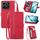 Per Honor 200 Smart Custodia in pelle con cerniera e motivo floreale in rilievo (rosso) Per Honor 200 Smart Custodia in pelle con cerniera e motivo floreale in rilievo (rosso)