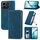 Custodia per telefono in pelle magnetica con chiusura magnetica per Honor 200 Smart Retro Skin Feel (blu) Custodia per telefono in pelle magnetica con chiusura magnetica per Honor 200 Smart Retro Skin Feel (blu)