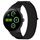 Per Google Pixel Watch 3 41mm Cinturino in nylon intrecciato con chiusura a strappo (nero grigio) Per Google Pixel Watch 3 41mm Cinturino in nylon intrecciato con chiusura a strappo (nero grigio)