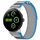 Per Google Pixel Watch 3 45mm Cinturino in nylon intrecciato con chiusura a strappo (blu grigio) Per Google Pixel Watch 3 45mm Cinturino in nylon intrecciato con chiusura a strappo (blu grigio)