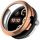 Per Google Pixel Watch 3 45mm Custodia protettiva per orologio con copertura parziale in PC elettrolitico diamantato (oro rosa) Per Google Pixel Watch 3 45mm Custodia protettiva per orologio con copertura parziale in PC elettrolitico diamantato (oro rosa)