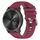 Per Garmin Vivoactive4 22mm cinturino in silicone tinta unita strutturato a croce (vino rosso) Per Garmin Vivoactive4 22mm cinturino in silicone tinta unita strutturato a croce (vino rosso)