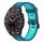 Per Garmin Forerunner 255 Cinturino in silicone bicolore verticale da 22 mm (blu + verde acqua) Per Garmin Forerunner 255 Cinturino in silicone bicolore verticale da 22 mm (blu + verde acqua)