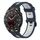 Per cinturino in silicone bicolore verticale da 22 mm Garmin Vivoactive4 (blu notte + bianco) Per cinturino in silicone bicolore verticale da 22 mm Garmin Vivoactive4 (blu notte + bianco)