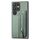 Per Samsung Galaxy S22 Ultra 5G Custodia a portafoglio con cerniera orizzontale in fibra di carbonio (verde) Per Samsung Galaxy S22 Ultra 5G Custodia a portafoglio con cerniera orizzontale in fibra di carbonio (verde)