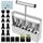 Il bloccante portatile del terreno per piantine crea quattro blocchi di terreno da 2 x 2 pollici per la preparazione del giardino (quadrato) Il bloccante portatile del terreno per piantine crea quattro blocchi di terreno da 2 x 2 pollici per la preparazione del giardino (quadrato)