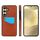 Per Samsung Galaxy S24 FE 5G Custodia per telefono in pelle Litchi con slot per schede (marrone) Per Samsung Galaxy S24 FE 5G Custodia per telefono in pelle Litchi con slot per schede (marrone)