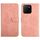 Per Honor X5b 4G / X5b Plus 4G HT03 Custodia in pelle con motivo a farfalla in rilievo (rosa)